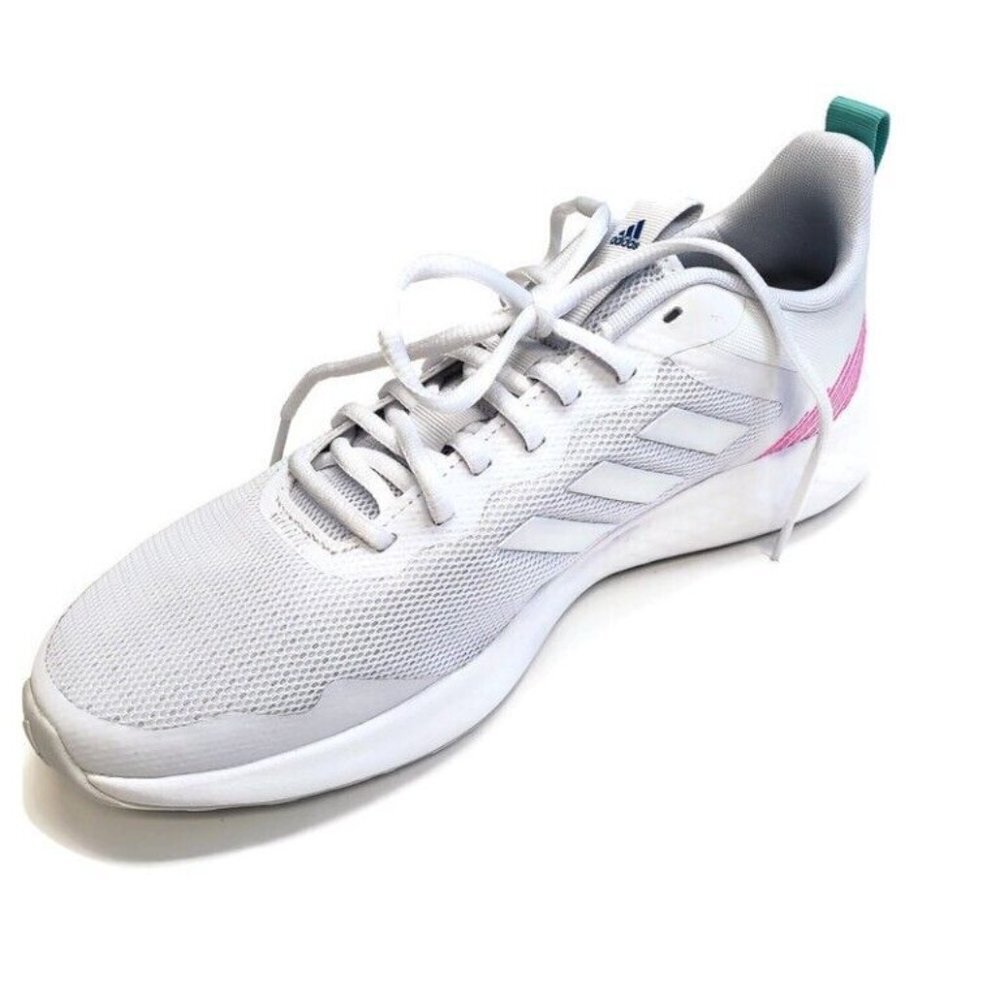 Adidas Womens Size 9.5 Fluidstreet Running Course Shoes FY8465 Cloud White Grey - Picture 3 of 8